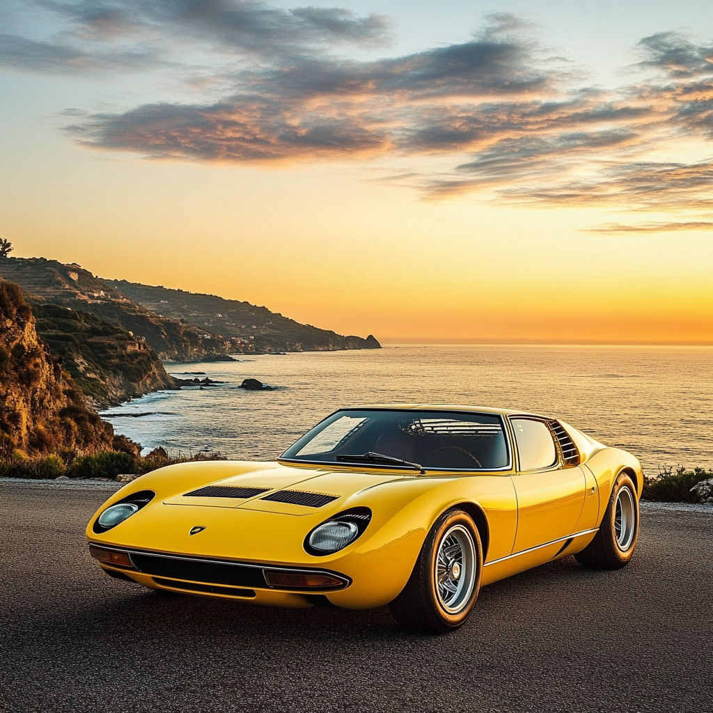 The Lamborghini Miura is widely considered the first supercar. Its sleek design and powerful engine redefined performance in the 1960s.